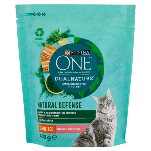 PURINA ONE DualNature Sterilizzato Salmone 400g