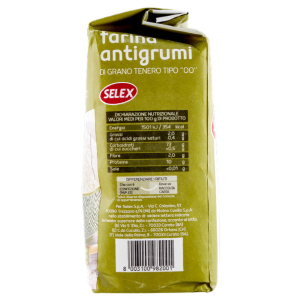 Selex Farina Antigrumi 1 kg
