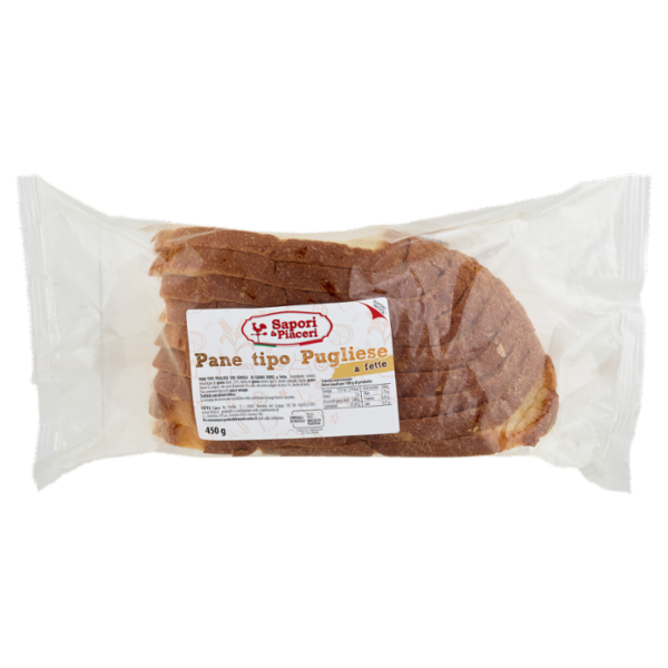Sapori & Piaceri Pane tipo Pugliese a fette 450 g