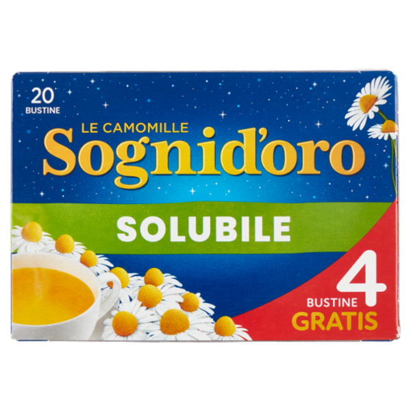 Sognid'oro le Camomille Solubile bustine 20 x 5 g