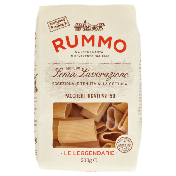 Rummo Le Leggendarie Paccheri Rigati N° 150 500 g