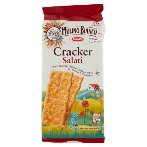 Mulino Bianco Cracker Salati con Farina Sostenibile 500 g