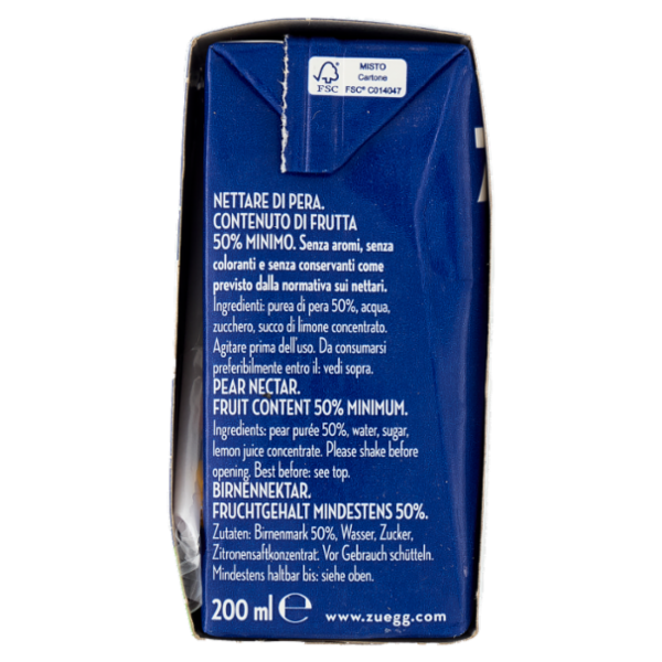 Zuegg Nettare di Pera 3 x 200 ml