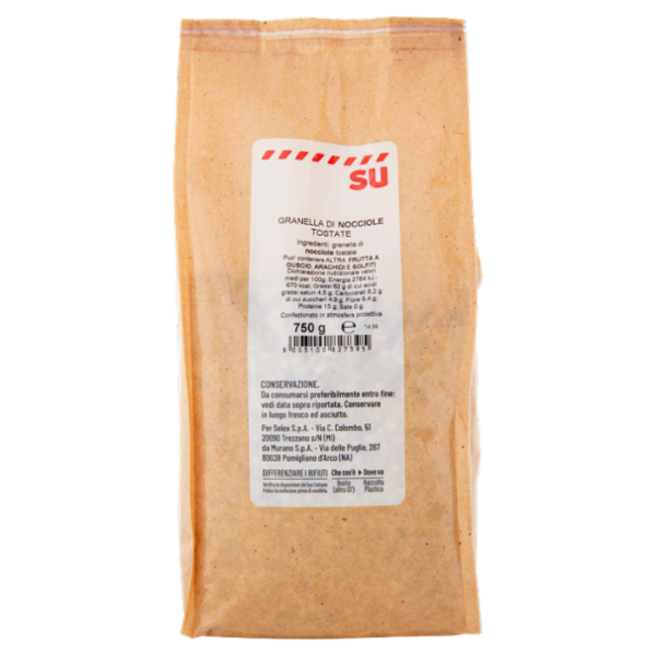 Sù Frutta Secca Granella di Nocciole Tostate 750 g