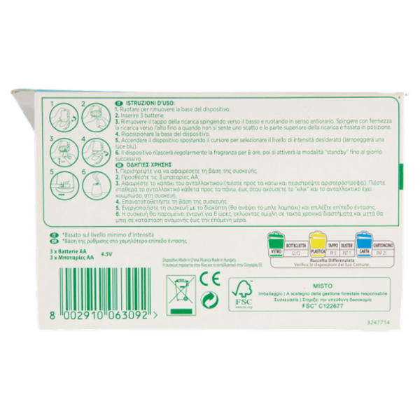 Air Wick Diffusore di Fragranza con oli essenziali Brezza Oceanica Profumatore per ambiente 20 ml