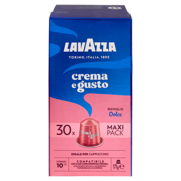 Lavazza crema e gusto Dolce Compatibile Nespresso Original 30 Capsule 171 g