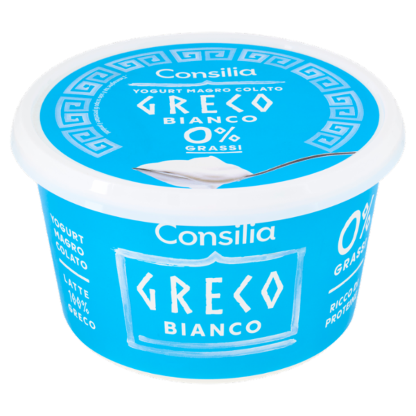 Consilia Yogurt Greco Magro Bianco 0% Grassi 450 g