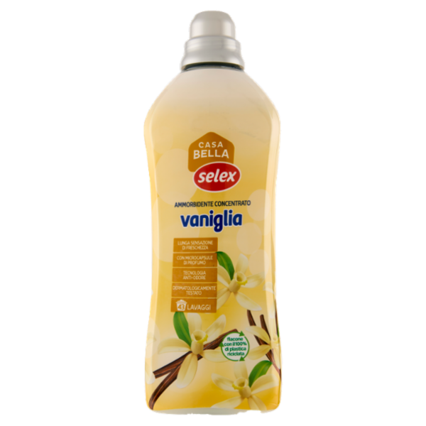 Selex Casa Bella Ammorbidente Concentrato Vaniglia 43 Lavaggi 1 L
