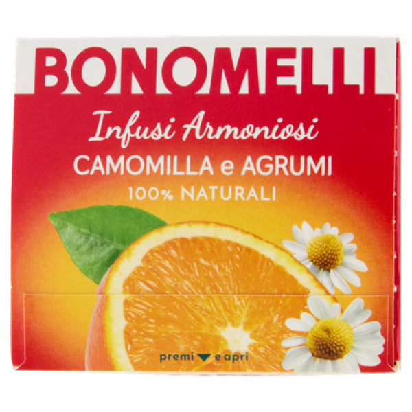 Bonomelli Infusi Armoniosi 100% Naturali Camomilla e Agrumi 12 filtri 24 g