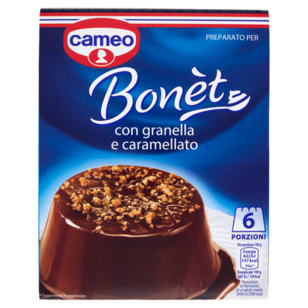 cameo Preparato per Bonèt con granella e caramellato 170 g