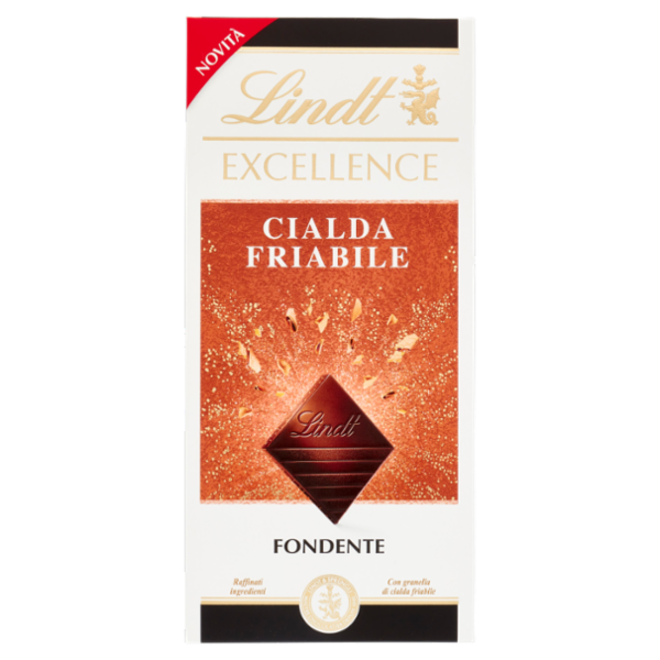 Lindt Excellence Tavoletta Cioccolato Fondente Cialda Friabile 100 g