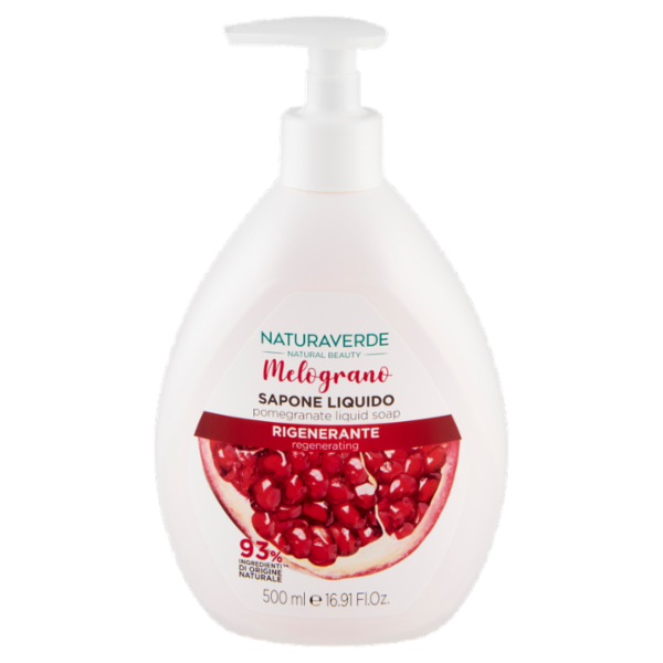 Naturaverde Natural Beauty Melograno Sapone Liquido Rigenerante 500 ml