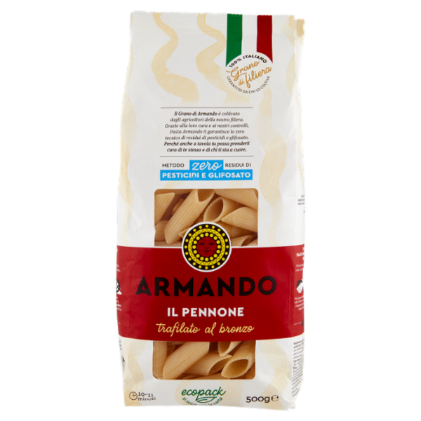 Armando Metodo zero Residui di Pesticidi e Glifosato il Pennone 500 g