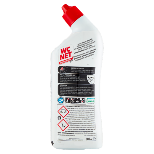 WC Net Carbon Active gel Instant White 800 ml