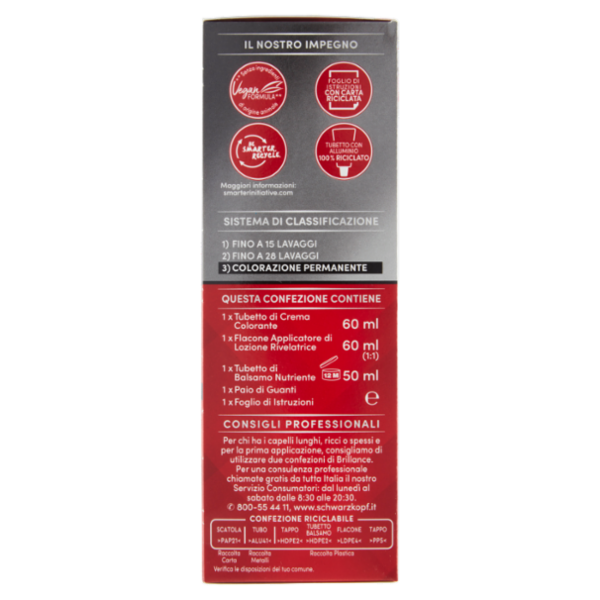 Brillance Colorazione Permanente Intensiva 891 Nero Cobalto