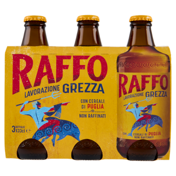 Raffo Lavorazione Grezza Birra 3 x 33 cl
