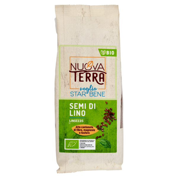 Nuova Terra voglio Star Bene Semi di Lino Bio 150 g