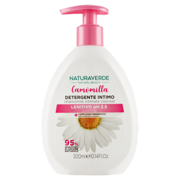 Naturaverde Natural Beauty Camomilla Detergente Intimo Lenitivo pH 3.5 300 ml