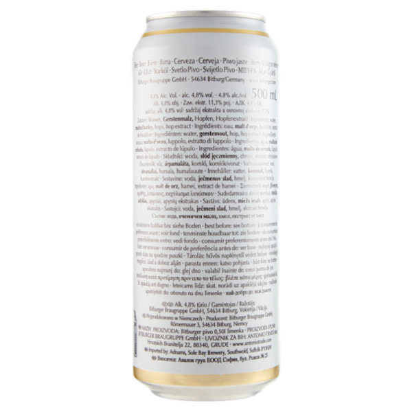 Bitburger Premium Pils 500 mL