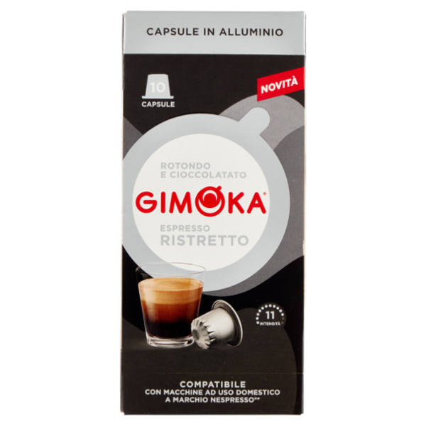Gimoka Espresso Ristretto Compatibile Nespresso* 10 Capsule 55 g
