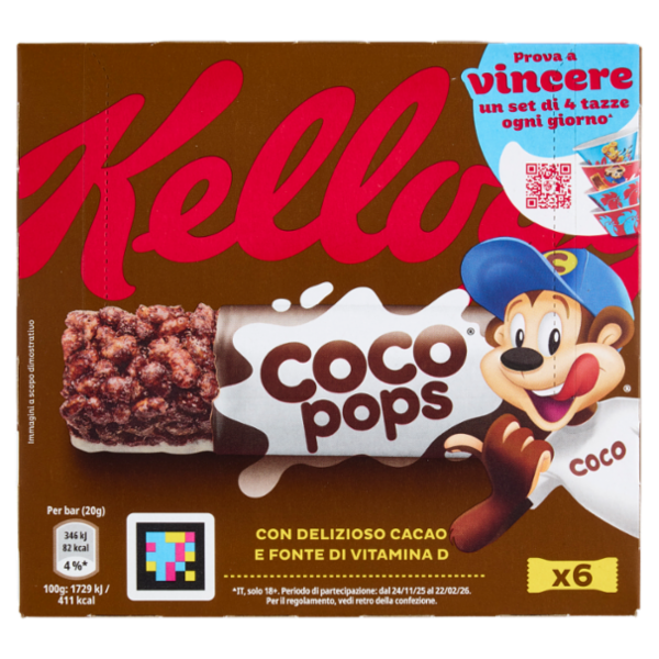 Kellogg's Coco pops 6 x 20 g