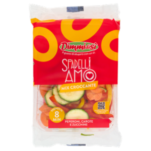 DimmidiSì SpadelliAmo Mix Croccante Peperoni, Carote e Zucchine 300 g