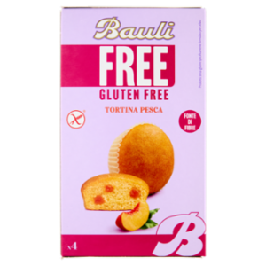 Bauli Free Gluten Free Tortina Pesca 4 x 35 g