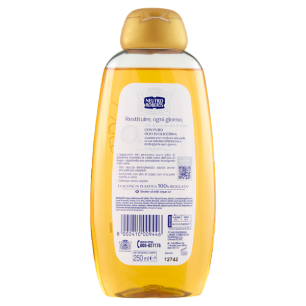 Neutro Roberts Olio Doccia Argan Nutriente 250 ml