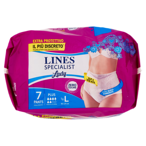 Lines Specialist Lady Pants Plus Tg.L 7 pz