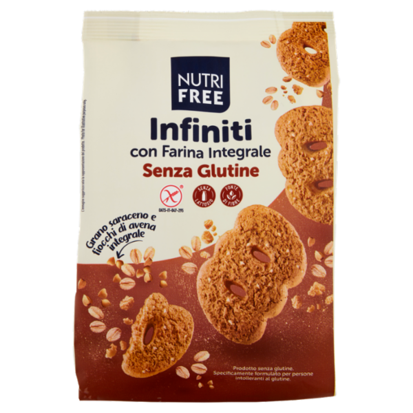 Nutrifree Infiniti con Farina Integrale Senza Glutine Senza Lattosio 250 g
