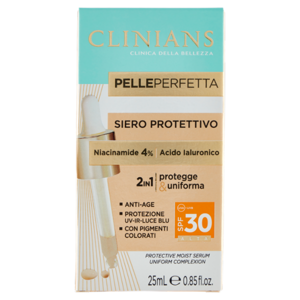 Clinians Pelle Perfetta Siero Protettivo SPF30 25 mL