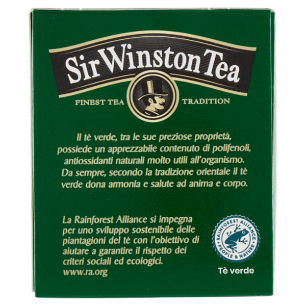 Sir Winston Tea Tè Verde Curcuma e Miele 20 x 1,75 g