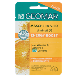 Geomar Maschera Viso 5 Minuti Energy Boost 2 x 7,5 ML