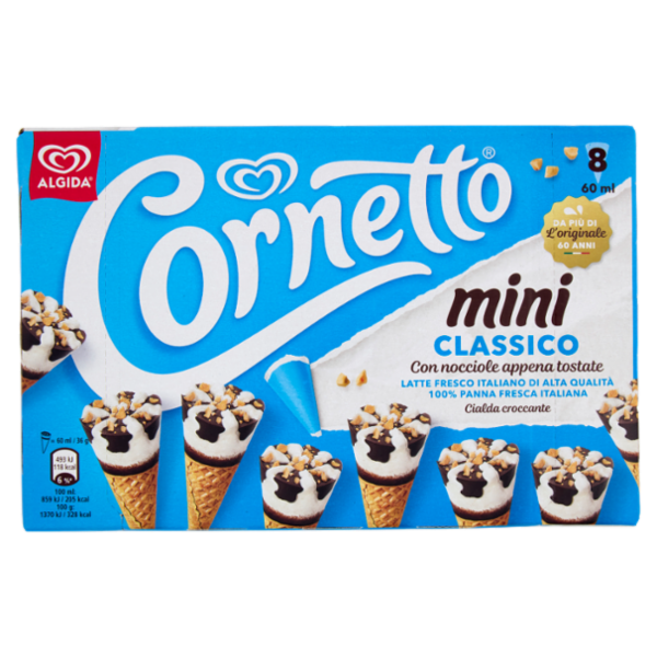 Cornetto mini Classico 8 x 36 g