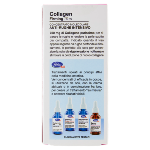 Venus Lab Collagen Firming 750 mg Concentrato Molecolare Anti-Rughe Intensivo 30 mL