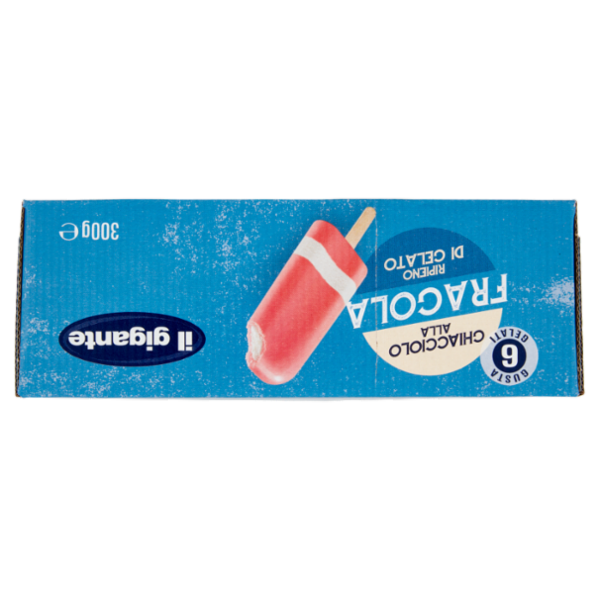 IL GIGANTE Ghiacciolo alla Fragola 6 x 50 g