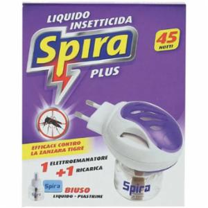 Spira Insetticida Biuso Elettrico + ricarica 45 Notti