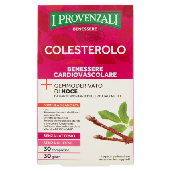I Provenzali Benessere Colesterolo Benessere Cardiovascolare 30 compresse 24 g