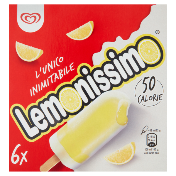 Algida Lemonissimo 6 x 62 g