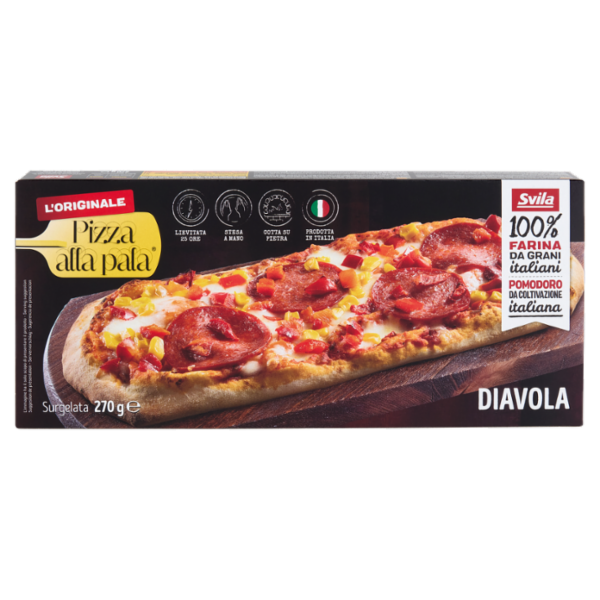 Pizza alla pala Diavola Surgelata 270 g