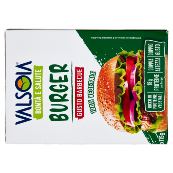 Valsoia Bontà e Salute Burger Gusto Barbecue 2 x 115 g