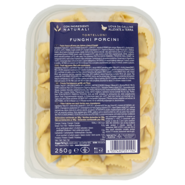 Fini Antica Bottega Tortelloni Funghi Porcini 250 g