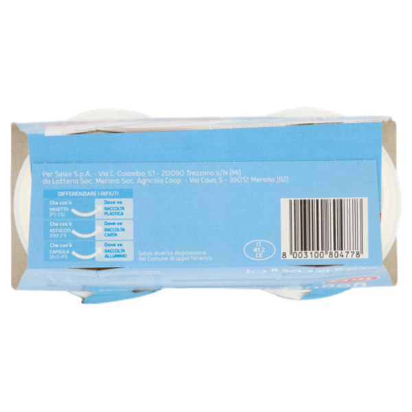Selex Yogurt Magro Bianco 2x125 g