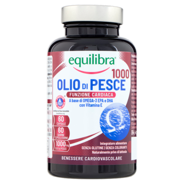 equilibra Olio di Pesce 1000 60 Capsule 84,4 g
