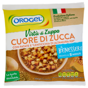 Orogel Il Benessere Virtù Di Zuppa Cuore Di Zucca Surgelati 500 g