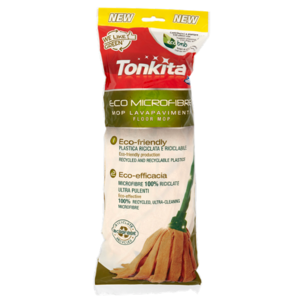 Tonkita We Like Green Eco Microfibre Mop Lavapavimenti