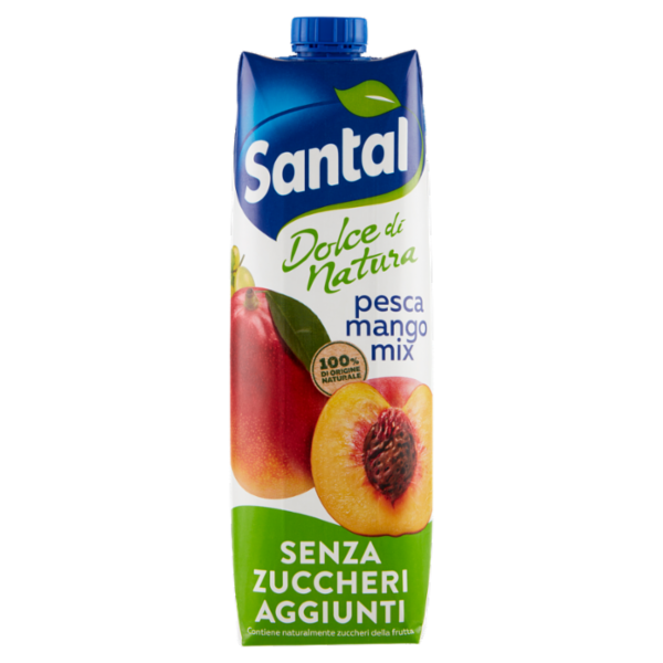Santàl Dolce di Natura pesca mango mix Senza Zuccheri Aggiunti 1000 ml