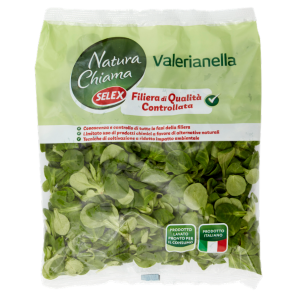 Selex Natura Chiama Valerianella Lavata e Pronta per il Consumo 150 g