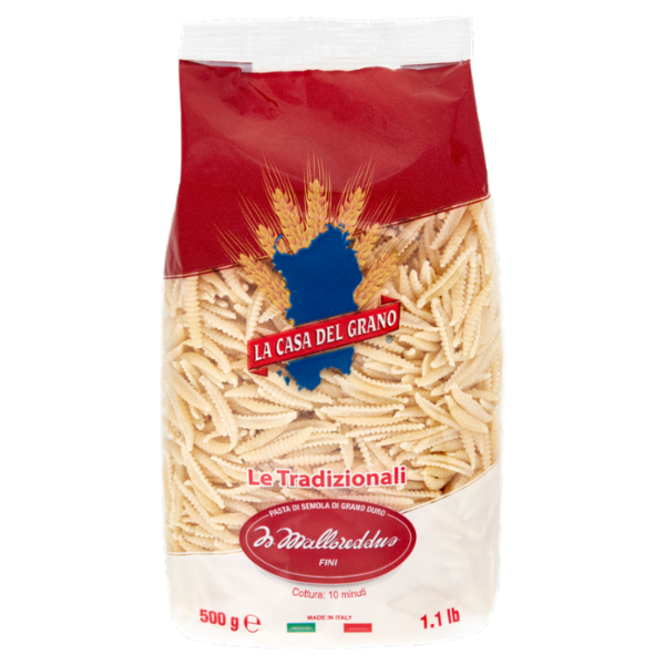 La Casa del Grano Le Tradizionali Is Malloreddus Fini 500 g