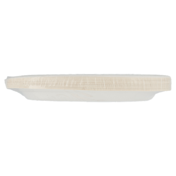 Consilia Vassoi Ovali in Fibra Vegetale Bianchi 26x19,5 cm 15 pezzi
